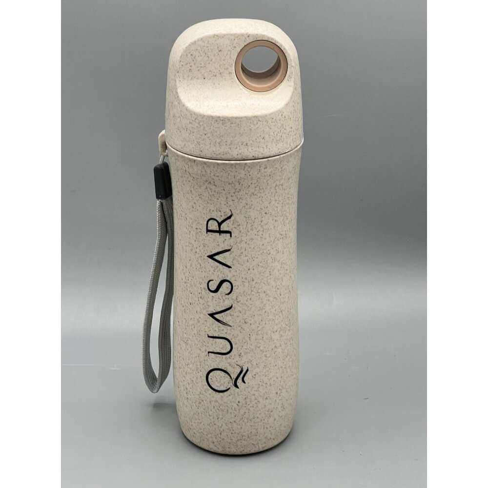 Patagonia Biodegradable Wheat Straw Water Bottle W/ Lid & Strap Travel Quasar - Picture 5 of 10